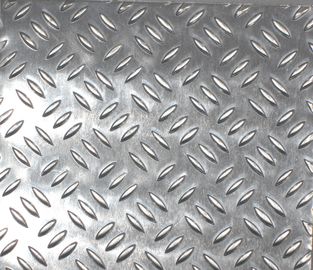 Anti - Slipping 5052 Aluminium Checker Plate Flooring  20mm-2000mm Width