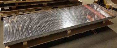 3003 H24 Aluminum Diamond Plate Sheets For Trailer Decking 1100 H14 H24 H16 H18 3003 H24